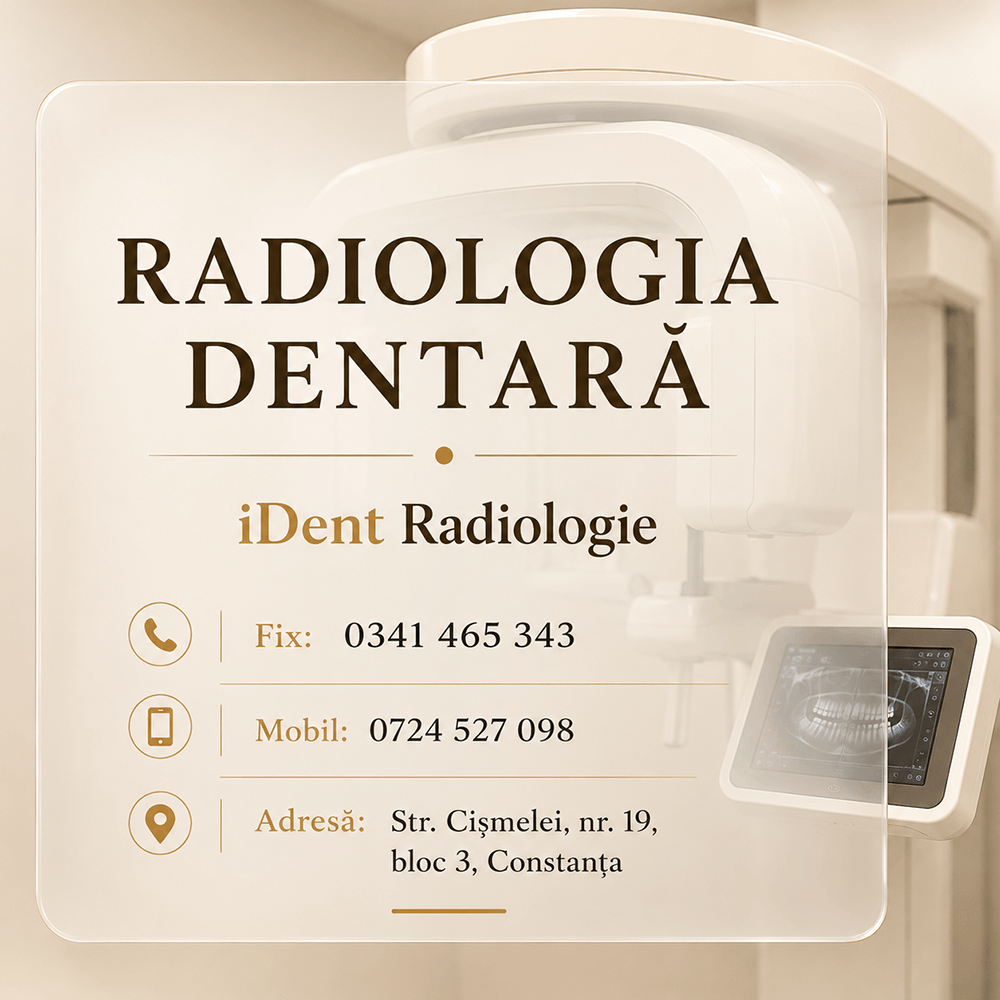 Radiologia dentară – cheia unui diagnostic precis